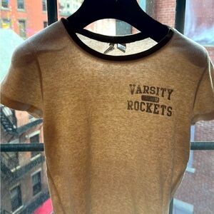 Abercrombie and Fitch ladies ringer tee
